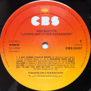 Ann Burton – Ann Burton Sings For Lovers And Other Strangers - Afbeelding 2