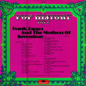 Frank Zappa And The Mothers Of Invention – Pop History, Vol. 7 - Afbeelding 3