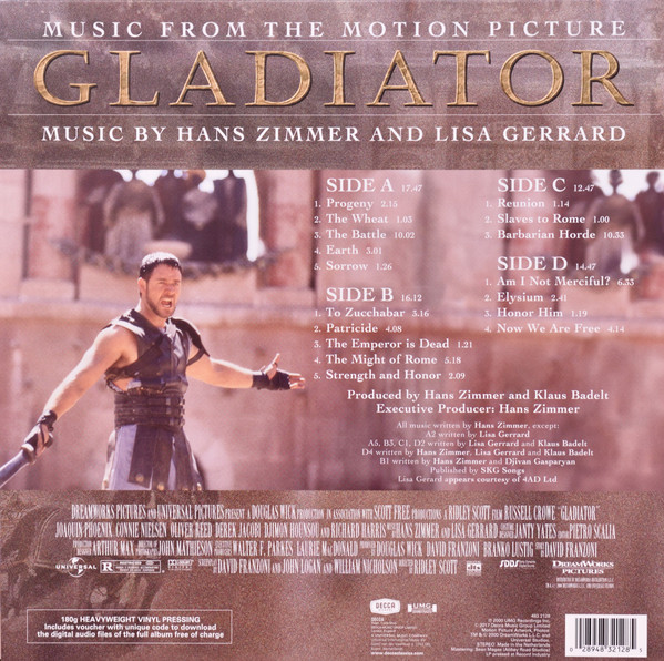 Hans Zimmer, Lisa Gerrard - Gladiator