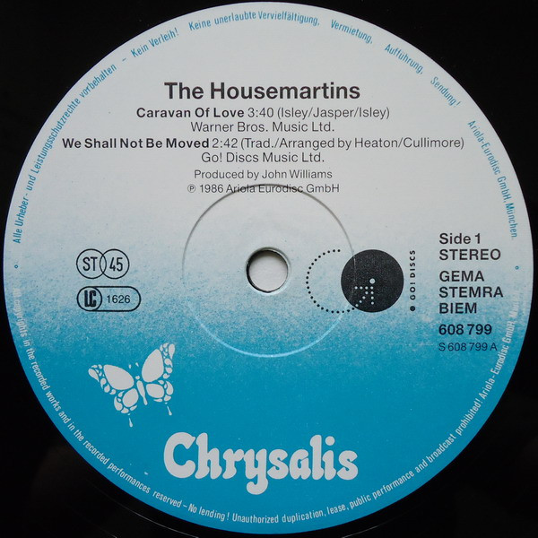 The Housemartins – Caravan Of Love