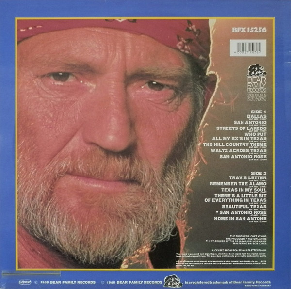 Willie Nelson – Beautiful Texas - 1836-1986