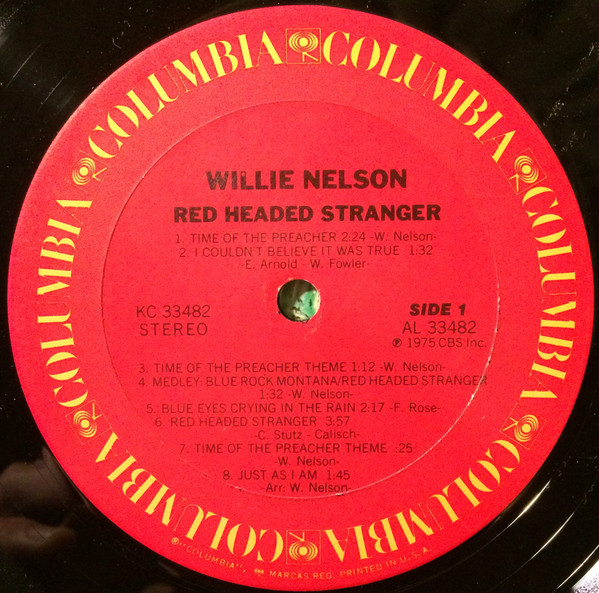 Willie Nelson – Red Headed Stranger