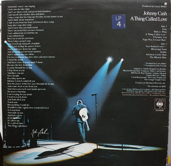 Johnny Cash – A Thing Called Love