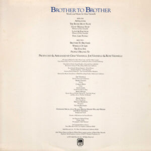 Gino Vannelli – Brother To Brother - Afbeelding 2