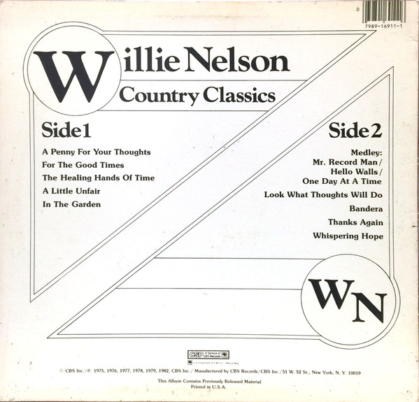 Willie Nelson – Country Classics