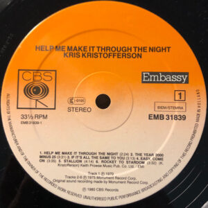 Kris Kristofferson – Help Me Make It Through The Night - Afbeelding 2