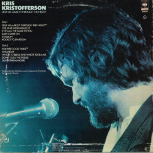 Kris Kristofferson – Help Me Make It Through The Night - Afbeelding 3