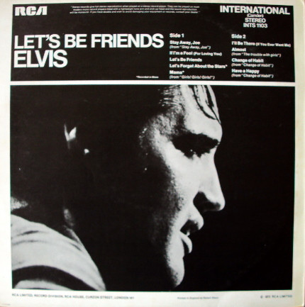Elvis Presley – Let's Be Friends