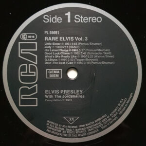 Elvis Presley – Rare Elvis Vol. 3 - Afbeelding 2