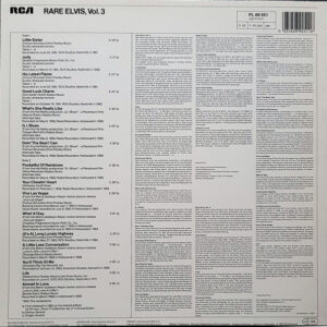 Elvis Presley – Rare Elvis Vol. 3 - Afbeelding 3