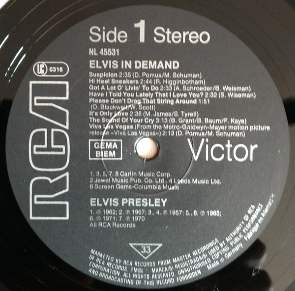Elvis Presley – Elvis In Demand