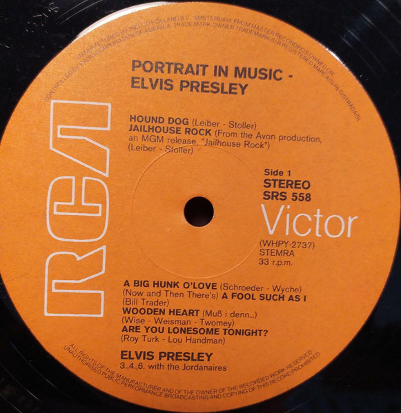 Elvis Presley – A Portrait In Music