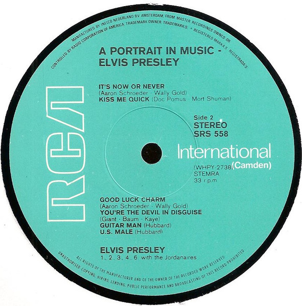 Elvis Presley – A Portrait In Music