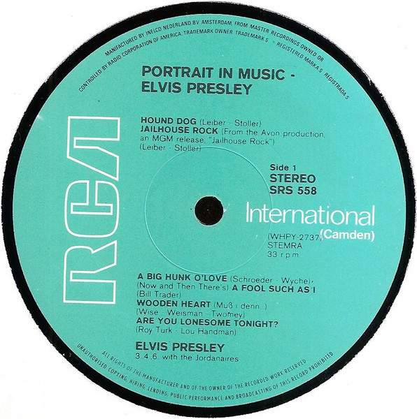 Elvis Presley – A Portrait In Music