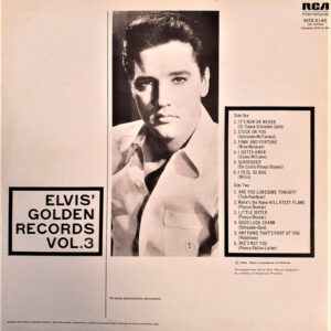 Elvis Presley – Elvis' Golden Records, Vol. 3 - Afbeelding 3