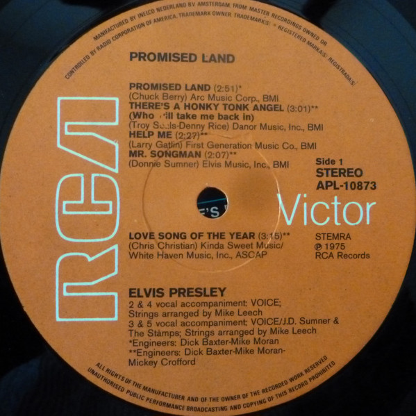 Elvis Presley – Promised Land