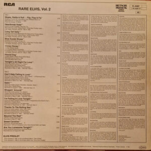 Elvis Presley – Rare Elvis (Vol. 2) - Afbeelding 3