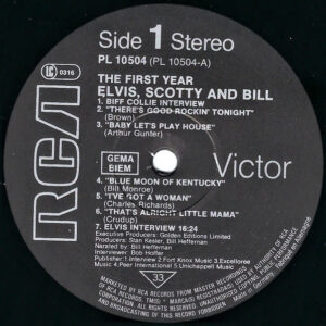 Elvis Presley – Elvis, Scotty And Bill – The First Year - Afbeelding 2