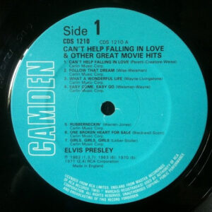Elvis Presley – Can't Help Falling In Love - Afbeelding 2