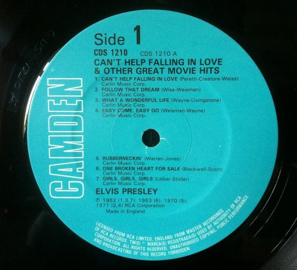 Elvis Presley – Can't Help Falling In Love