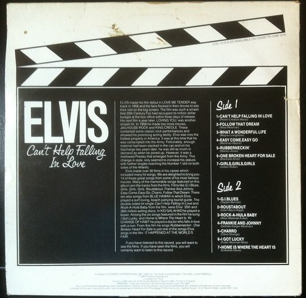 Elvis Presley – Can't Help Falling In Love