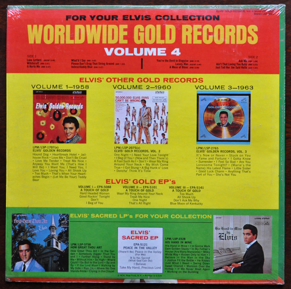 Elvis Presley – Elvis' Gold Records - Volume 4
