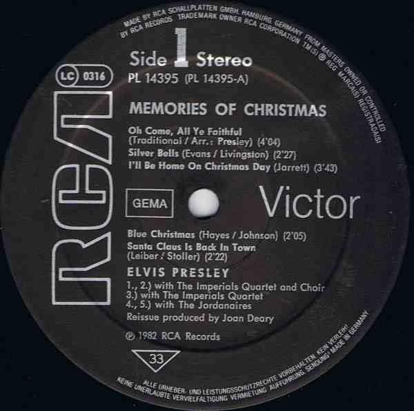 Elvis Presley – Memories Of Christmas