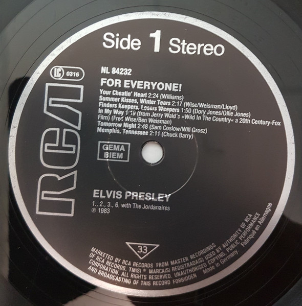 Elvis Presley – Elvis For Everyone!