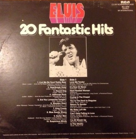 Elvis Presley – 20 Fantastic Hits
