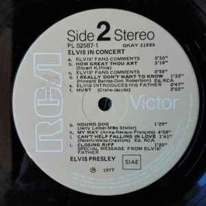 Elvis Presley – Elvis In Concert - Afbeelding 2
