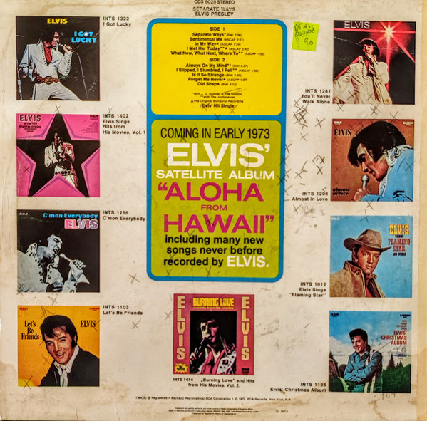 Elvis Presley – Separate Ways