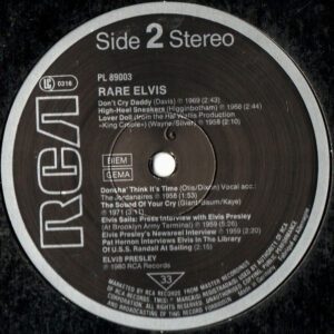 Elvis Presley – Rare Elvis - Afbeelding 2