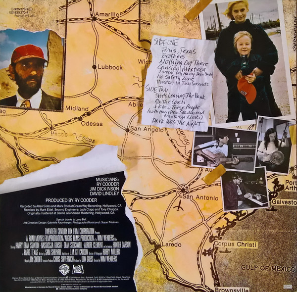 Ry Cooder – Paris, Texas (Original Motion Picture Soundtrack)