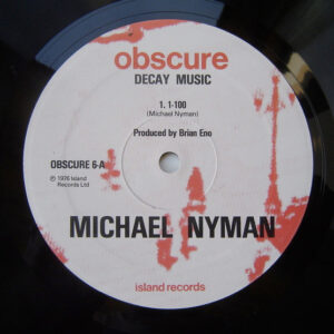 Michael Nyman – Decay Music - Afbeelding 2