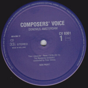The Residentie Orchestra / Peter Eötvös / The Rotterdam Philharmonic Orchestra, The "Toonkunst" Philharmonic Choir, Jan Eelkema, David Zinman – Theo Loevendie: Flexio / Klaas de Vries: Areas - Afbeelding 2