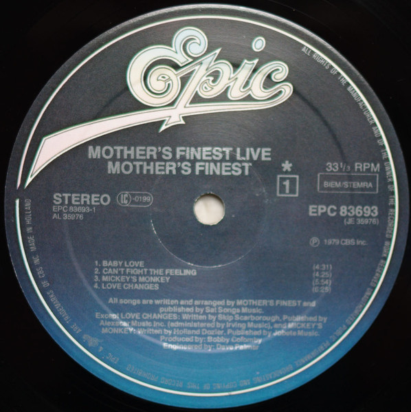 Mother's Finest – Mother's Finest Live