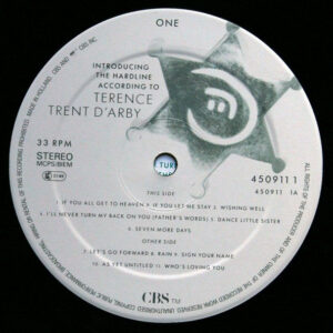 Terence Trent D'Arby – Introducing The Hardline According To Terence Trent D'Arby - Afbeelding 2