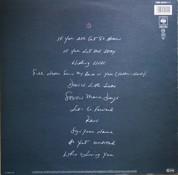 Terence Trent D'Arby – Introducing The Hardline According To Terence Trent D'Arby