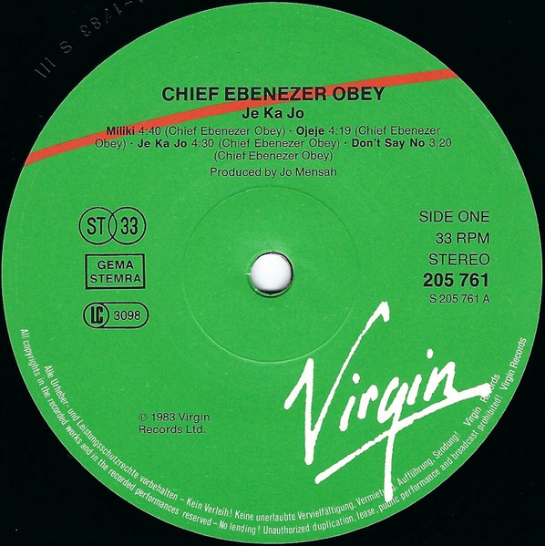 Chief Ebenezer Obey – Je Ka Jo (Let Us Dance)