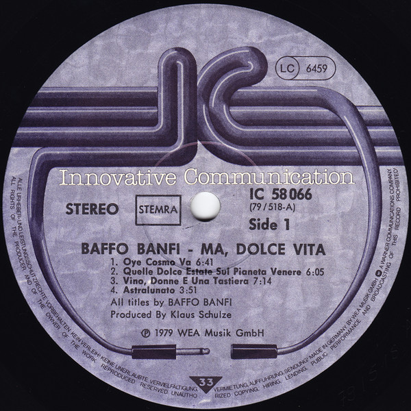 Baffo Banfi – Ma, Dolce Vita