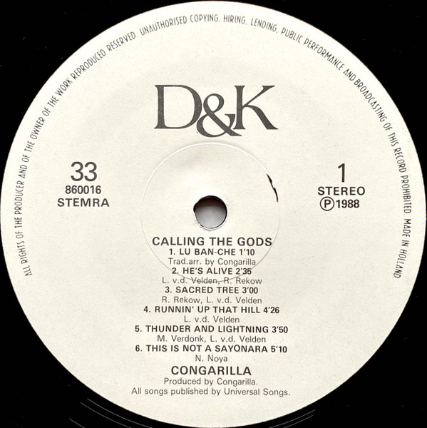 Congarilla – Calling The Gods