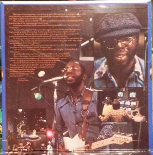 Curtis Mayfield – Curtis In Chicago - Recorded Live