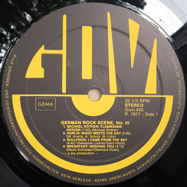 Various – German Rock Scene Vol. III