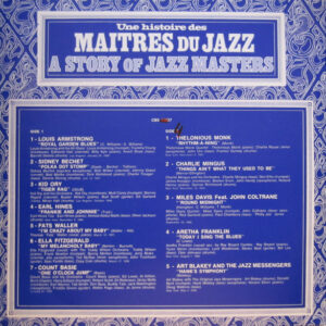 Various – Une Histoire Des Maitres Du Jazz / A Story Of Jazz Masters (2LP) - Afbeelding 2