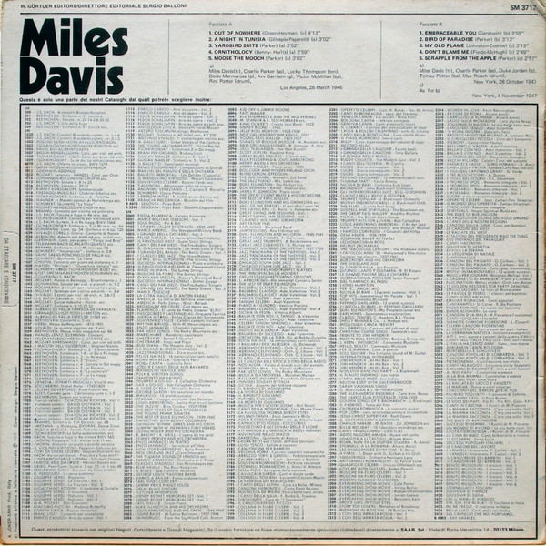Miles Davis – Miles Davis