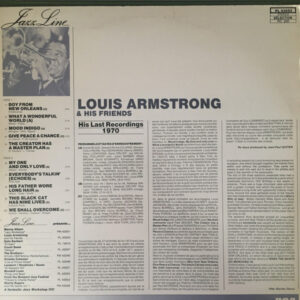Louis Armstrong And His Friends – His Last Recordings - 1970 - Afbeelding 3