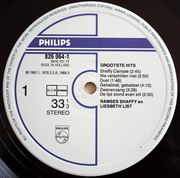 Ramses Shaffy & Liesbeth List – Grootste Hits