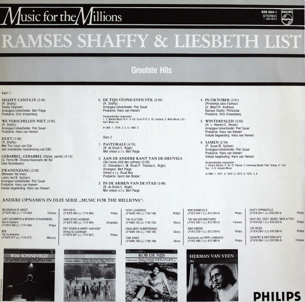 Ramses Shaffy & Liesbeth List – Grootste Hits