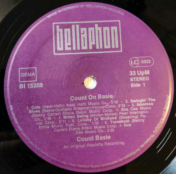 Count Basie – Count On Basie