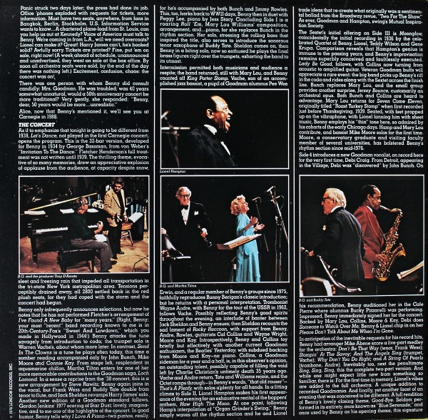 Benny Goodman – Live At Carnegie Hall 40th Anniversary Concert